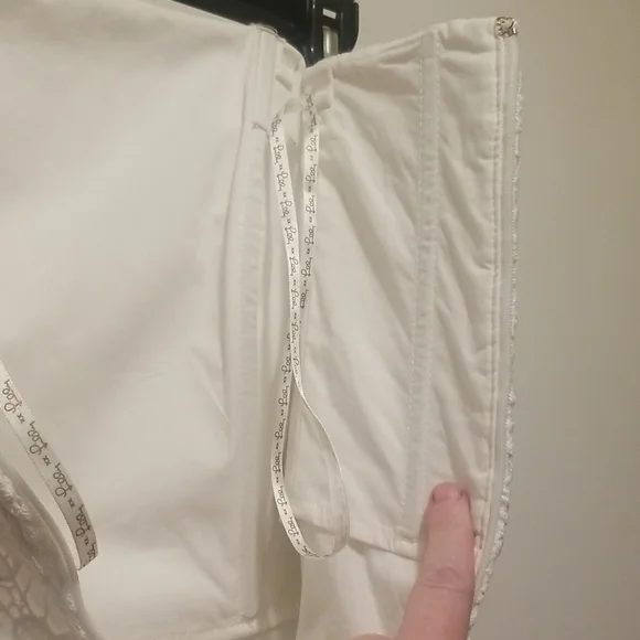 NWT Lilly Pulitzer Strapless Sienna White Lace dress SZ 8 - Picture 9 of 9